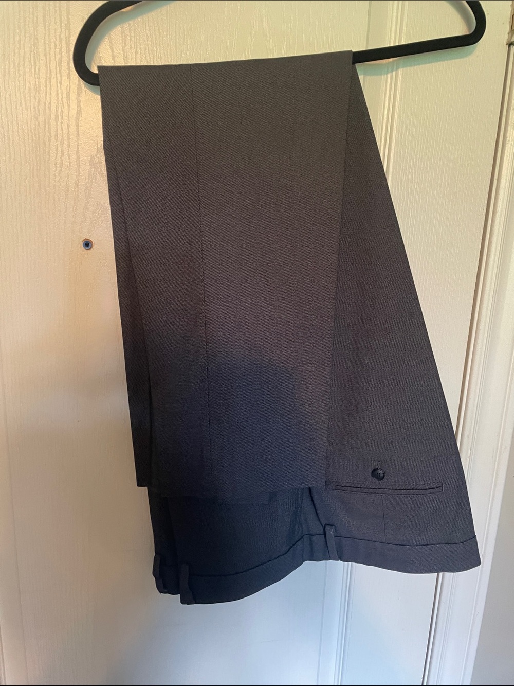 Kenneth Cole Men's Dark Gray Dress Pants